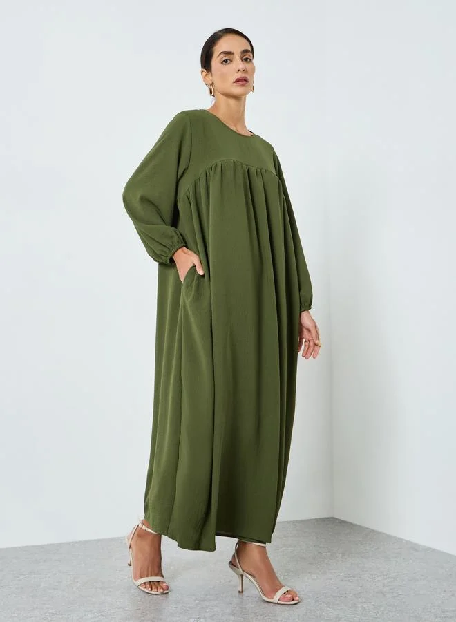 تايك تو جلابية بتفاصيل كسرات للنساء